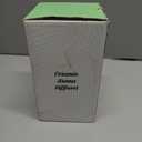 Youenkity Essential Oil Diffuser, Ceramic Aromatherapy Diffuser with 7 Color LED Lights, with Remote Control, Cool Mist Humidifier, Timed Mist, Auto Shut-Off with No Water, Aquamarine (White)