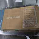 Sweetcrispy 7 Drawer Chest Mobile Storage Cabinets Wooden Dresser with Wheels Room Organization Furniture for Office Home, Black Wood (15.8"D x 18.7"W x 34.3"H (7 Drawers))