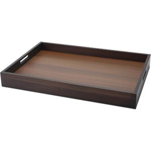 Wood Serving Tray, 13"x8.7"x1.5" Small Food Tray for Party, Dining, Home Decor, Bed, Bathroom, Living Room, Drink, Coffee Table