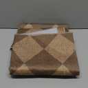 Lahome Checkered Easy Jute Indoor Outdoor Rug, 3x5 Washable Nature Rug for Entryway Living Room Indoor, Farmhouse Non Slip Checkerboard Carpet for Entry Guestroom Deck