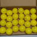 24 Pcs 2.4 inches Yellow Christmas Ball Christmas Tree Ornaments Christmas Tree Pendants Xmas Shiny Balls Baubles Set Christmas for Christmas Tree Hanging Wreath Garland Decorations（Yellow）