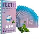 Teeth Whitening Strips Enamel Safe - 14 Treatments, Gently Remove Stains, No Sensitivity, Mint Fresh Breath, Vegan & Cruelty Free