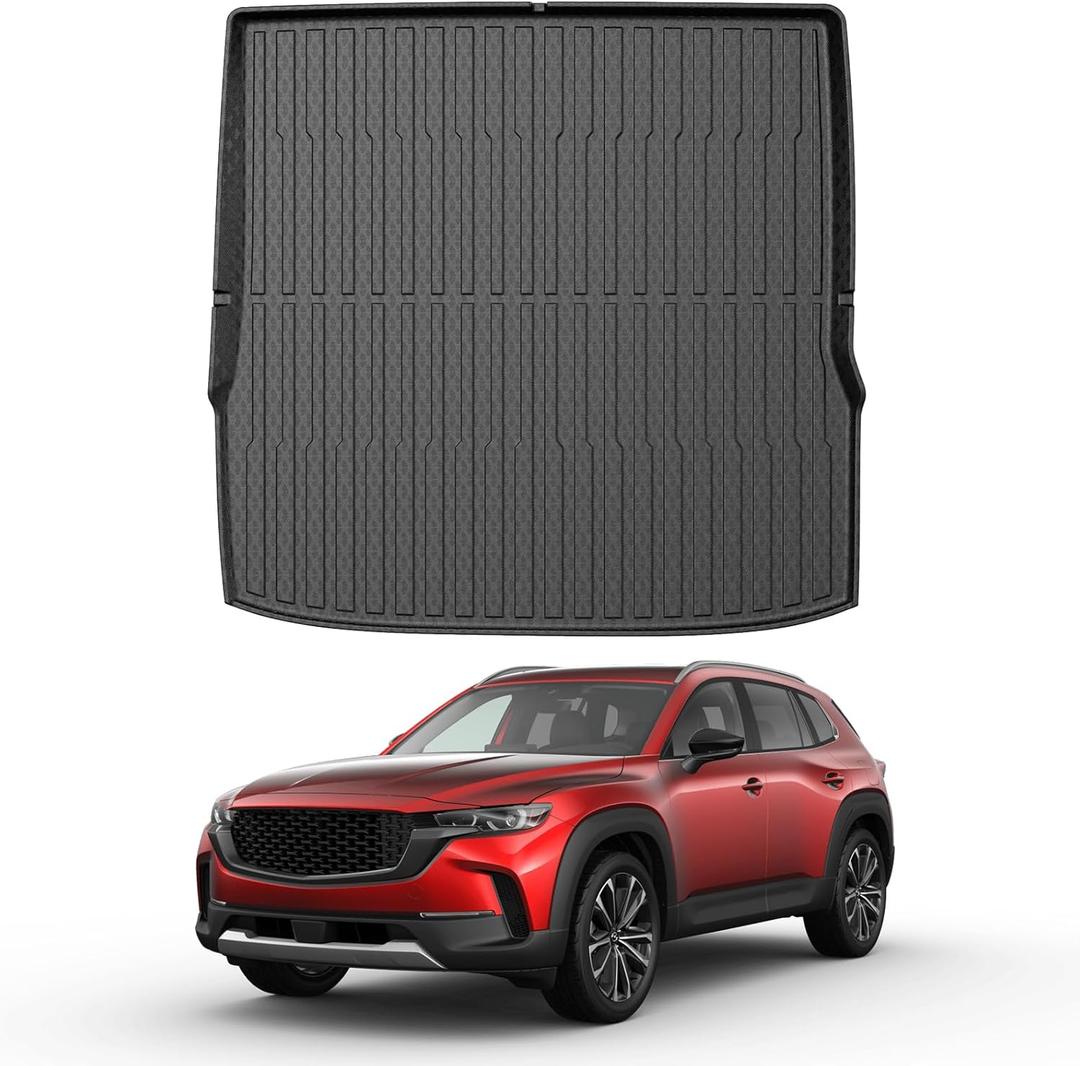 Mixsuper Liner Cargo Liner for Mazda CX-50 2023-2025, Trunk Liner for CX50 Accessories All Weather Cargo Mat Rear Trunk Tray Black