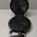 Mueller Heart 5 Waffle Maker, Waffle Iron, Adjustable Browning Control & Nonstick, Cool Touch Handle, Easy to Clean, Small Kitchen Appliances