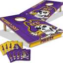 YouTheFan NCAA 2 x 3 Wood Cornhole Game with Logo Bags (East Carolina Pirates)