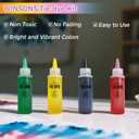 5 x 30 Colors Tie Dye Kit, Tie Dye Set for Kids, Pre-Filled Tye Dye Bottles, Non Toxic Permanent Fabric Dye Art Set, Easy DIY Fabric Art - Create Fun (30 Colors)