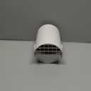 4 Inch Schedule 40 PVC Radon Vent Cap, Weather-Resistant Cover for Radon Ventilation Systems