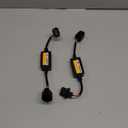 2PCS Car LED Headlight Canbus Decoder, H13/9008 Blinker Resistor, Warning Error Fault Decoder to Fix Bulb Switch Problem, Universal LED Light System Anti-Flicker Harness Adapter