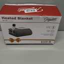 Homemate Heated Blanket Electric Throw - 50"x60" Heating Blanket Throw 1/2/4/6/8 Hours Auto-Off 10 Heat Levels Over-Heat Protection Soft Flannel Sherpa ETL Certification