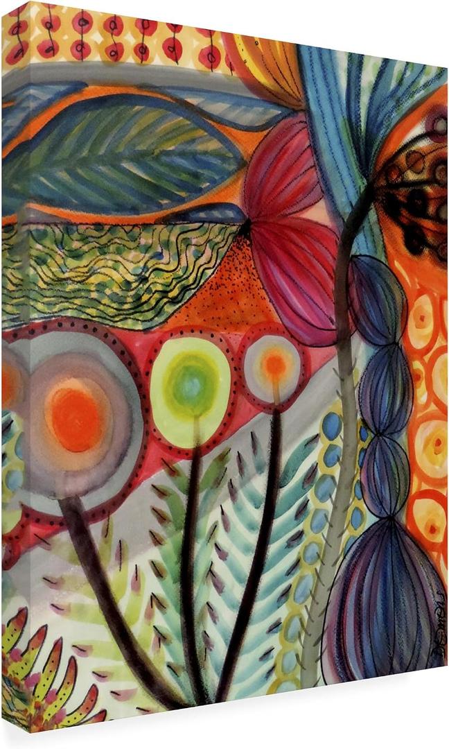 Trademark Fine Art - 'Vivaces' Canvas Art - 32x24
