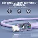 QZIIW 4Pack Apple USB C Fast Charging Cable 10FT For iPhone 16 15/16 15 Pro/16 15 Pro max/16 15 Plus,USB A to USB C Car Carplay Cord compatible Samsung Galaxy S25 S24,i Pad Pro 12.9/11,Air 5th/4th Gen (Purple)