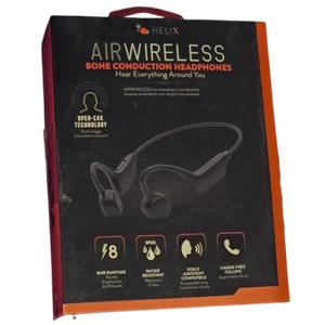 Helix Air wireless bone conduction headphones water resistant
