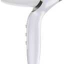 Remington PROLUXE HydraCare Hair Dryer with Diffuser, 1875 Watts | HydraCare Sensor for Heat Protection, pearl white and gray design, Digital Motor, 3 Heat/2 Speed Settings