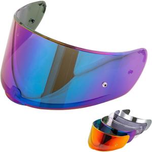 Helmet Visor Shield For SEDICI Strada II and Strada 3 Motorcycle Helmets visor For FT2 VECTOR Helmets (Rainbow)