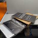 LMGOV Large Motivational Office Wall decor for Men, 16" x24" Success Wall Art for Bedroom, Black and White Canvas Painting for Bathroom, Positive Poster for Dorm, College, Gym (PERSISTANCE DETERMINATION SUCCESS III)