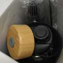 Glass Water Bottles 64 oz - Half Gallon Large Motivational Daily Water Intake Bottle Time Marker - Glass Water Bottle With Straw, Silicone Sleeve 2 Lids, Handle Spout & Bamboo Lid(Black)