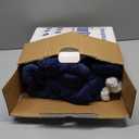 Westinghouse Wearable Heated Throw Blanket, Electric Heated Wrap Poncho Shawl with Pockets, 6 Heating Levels & 2 to 10 Hours Time Settings, 50 x 60 Inch, Navy