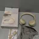 JIAMQISHI Wireless Headset with AI Noise Cancelling Microphone Bluetooth Headset - Bluetooth V5.2 Headphones with USB Dongle & Mic Mute for Computer/Laptop/PC/iPhone/Android/Cell Phones/Zoom-Apricot