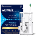 Waterpik Sensonic Complete Care Water Flosser and Rechargeable Electric Toothbrush Combo Set for Teeth Cleaning and Flossing, CC04, White