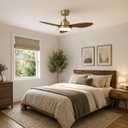 GREENEVER 42" Ceiling Fan with Lights, Remote, Quiet DC & High Airflow