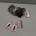 Curly Hair Extensions,LEOSA 4PCS 16 inch Clip in Hair Extensions Short Curly Lace Weft Extension Clip Ins Invisible Natural Hairpieces for Women,B Chocolate Light Brown