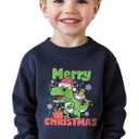 Toddler Boys Girls Christmas Sweatshirt Kids Ugly Xmas T-Shirt Long Sleeve Tee Top 5-6Y