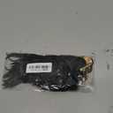 Tongcloud 1920s Flapper Feather Headband Roaring 20s Gatsby Headpiece Women's 1920s Headband Flapper Feather Headpiece (Black)