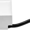 Bostitch Office Konnect Power Hub, Two Outlets Charging Station for Desktop, Shallow Tray Top, White