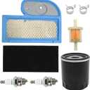 SYOWADA M137556 Air Filter AM101001 Oil Filter Fuel Filter Kit, Replacement for John Deere LT180 LTR180 LX277 GT235 GT235E Lawn Mower with Spark Plug
