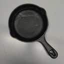 Commercial CHEF 6.5-Inch Cast Iron Skillet Pan, Pre-Seasoned Cast Iron, Integrated Hanging Hole in Handle, Works on All Cooktops Including Induction, Outdoor Skillet for Campfires or Grills, CHFL650