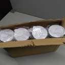 Set of 4 Plastic Carafe with Lid, 1 Liter Mimosa Bar Supplies, Large Square Base Juice Containers, Water Bottle, Milk Container, Clear Beverage Containers for Fridge - HAND WASH ONLY