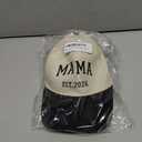 Mom 2026 Hats for Women Mama, Adjustable Cotton Embroidered Grandma Baseball Cap (Teal)