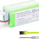Replacement RVBAT850 Battery for Shark Ion R75, R85, S87, RV761, RV771,RV850C, RV1000S, RV1001AE, RV1100VL, UR1000SR, RV700_N, RV720_N Vacuum Cleaners (2-Prong Connector,NOT for 3-Prong Connector)