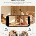 Momcozy BM04 Smart WiFi Baby Monitor with 2 Cameras, 5" 1080P Split Screen Video Baby Monitor with Camera and Audio, Motion Detection, Electric Fence, Clear Night Vision, 2-Way Audio, 5000mAh Battery