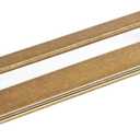 Goo-Ki 2 Pack Retro Zinc Alloy Cabinet Pull with Backplate-5''(128mm) Hole Centers Antique Brass Drawer Handles