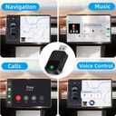 2 x 2025 Wireless CarPlay & Android Auto Adapter,2in1 Mini for iPhone & Android with 1-Tap Switch & Reset,Plug and Play Setup,Auto Connect,USB/Type-C Dongle,Low Latency,Support iOS 12+ and Android 11+