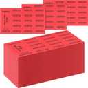 Kosiz 504 Sheets 15 Bid Raffle Ticket with Different Numbers Per Sheet Chinese Auction Tickets for Events Church Basket Auction Silent (Red)