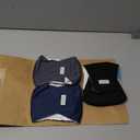 Wegreeco Washable Male Dog Belly Band - Pack of 3 - Washable Male Dog Belly Wrap, Small Doggie Dog Diapers Male for Doggy Puppy (Black, Charcoal, Navy, Small)