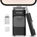 512GB Flash Drive[No App Required] Intended for Phone Tablet Androidphone and Com