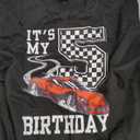 5 Year Old Race Car Birthday Tee 5th Racing Party T-Shirt, S