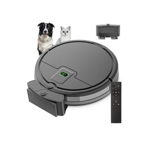 Robot Vacuum Cleaner, 3000Pa Suction Robotic Vacuums, SelfCharging, 150 Runtime, Tangle Free Robot Vacuum Good for Pet Hairs,Dust,Hardwood Floors,Black