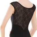 Daydance Teens Women Dance Leotards for Ballet, Tanks Sleeveless Gymnastic Leotards (Medium)