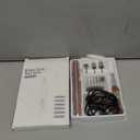 Cordless Nail Drill 35000RPM, Portable Electric Nail File for Acrylic Gel Nails, Professional Manicure Pedicure Kit, Rechargeable Pedicure Tools for feet with LCD Display, Low Noise Low Vibration (Rose Gold)