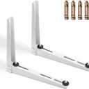 Mini Split Wall Mounting Bracket for 9000-15000 BTU Universal Air Conditioners Heat Pumps, Heavy Duty Support Bracket for Ductless, HVAC, Compressor