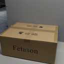 Modern Dimmable Remote Control Floor Lamp for Living Room Bedroom with LED E26 Bulb, Yellow Wood Pattern Iron Tall Standing Lamp Light with Fabric Shade for Nursery Room Home Office