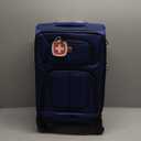 SwissGear Sion Softside Expandable Luggage, Blue, Carry-On 21-Inch