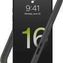 RhinoShield Bumper Case Compatible with [iPhone 16 Pro Max] | CrashGuard - Shock Absorbent Slim Design Protective Cover 3.5M / 11ft Drop Protection - Graphite