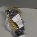 Charmian Women's Burlesque Fashion Beaded Sequins Push Up Crop Top Bustier Bra. L