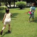 Toss and Catch Ball Game Set with 2 Paddles, 2 Balls, Ideal for Developing Hand-Eye Coordination