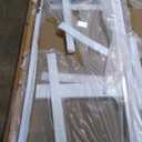 56-60" W x 72" H Semi-Frameless Bypass Sliding Shower Door, Easy-to-Clean Treated Clear Tempered Glass, Matte Black